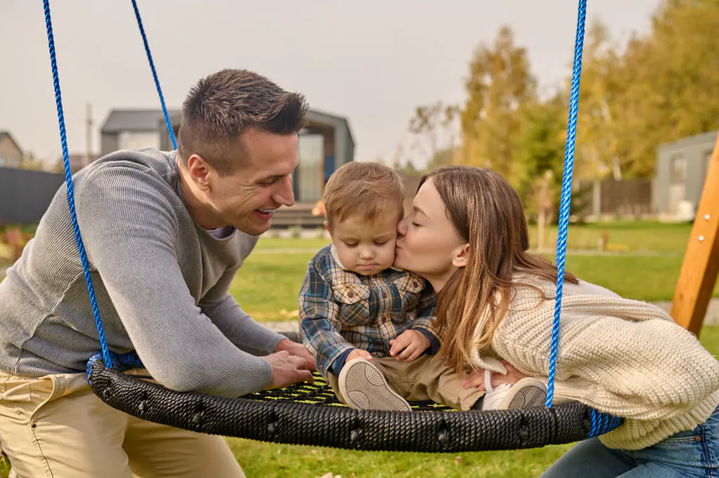 Family enjoying time together outdoors